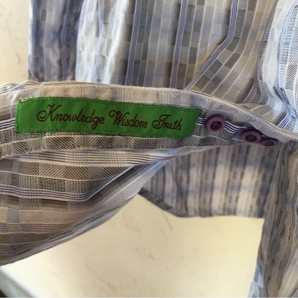 Robert Graham Rectangle Check Button Front Shirt … - image 7